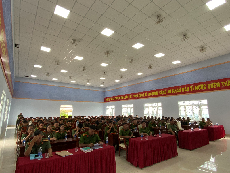Khai mạc lớp tập huấn, bồi dưỡng nghiệp vụ cho Công an xã bán chuyên trách năm 2023